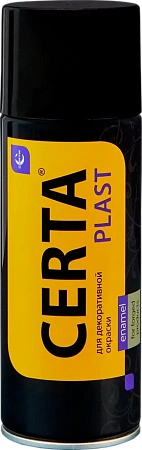 Краска аэр черная п/глянцевая 520мл/Церта-Пласт