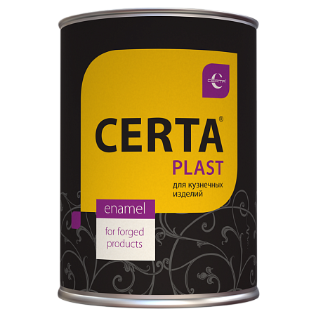 Эмаль синяя с эффектом металлик 0,8кг кузнечная/Церта-Пласт