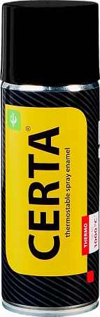 Эмаль аэр оранжевая 520мл термостойкая (400С) Церта