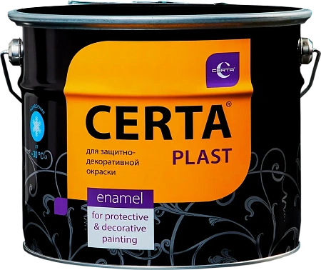 Грунт-Эмаль&quot;Церта-Пласт&quot; слоновая кость 10кг/кузнечная/ Церта